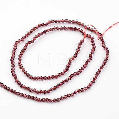 Natural Garnet Beads Strands X-G-K127-01F-2mm-1