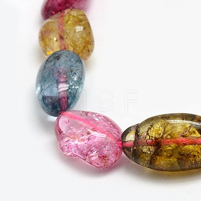 Natural Quartz Crystal Nuggets Beads Strands G-L154-26-1