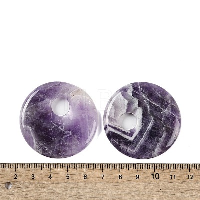 Natural Amethyst Pendants G-C140-10F-1