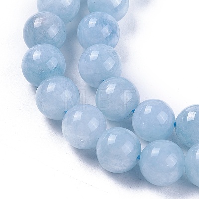 Natural Jade Beads Strands X-G-L500-01-8mm-1