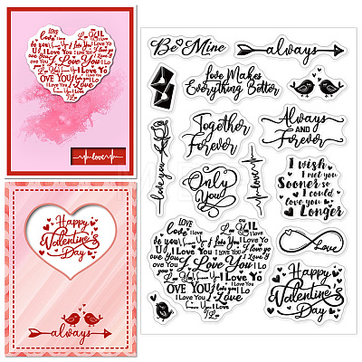 Custom PVC Plastic Clear Stamps DIY-WH0618-0005-1