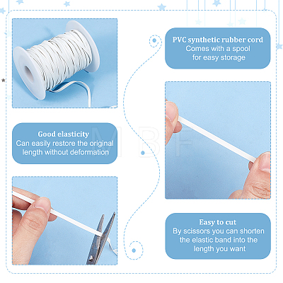 1Pc Synthetic Rubber Elastic Cord OCOR-OC0001-61A-1