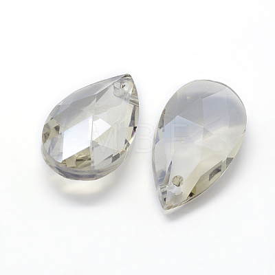 Faceted Glass Pendants GLAA-F069-L-A15-1