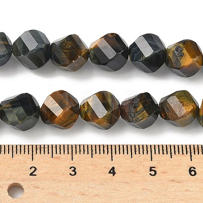 Natural Tiger Eye Beads Strands G-C267-B14-1