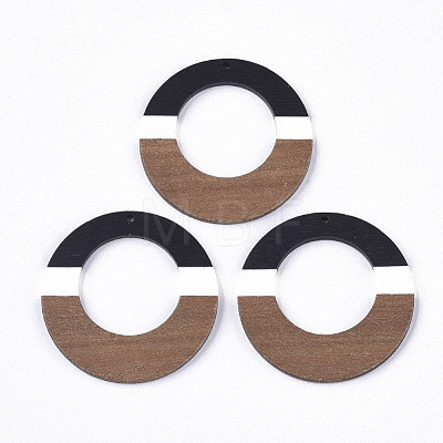 Resin & Walnut Wood Pendants RESI-S358-96E-1