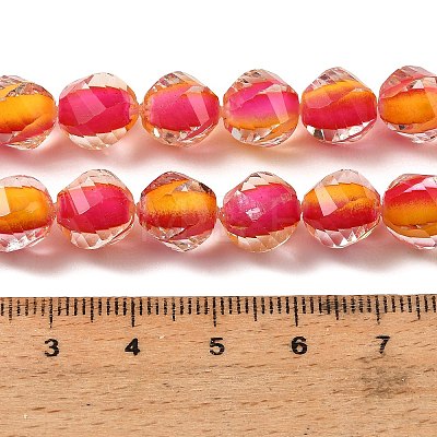 Two Tone Resin Beads Strands GLAA-T035-02C-1