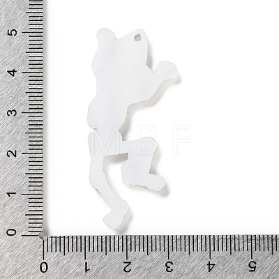 Halloween Theme Opaque Acrylic Pendants SACR-Z006-02A-1