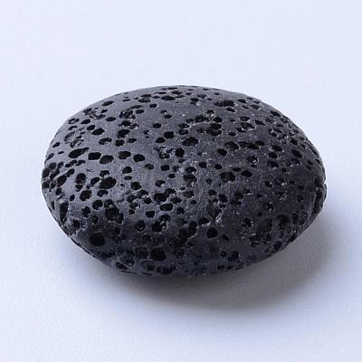 Unwaxed Natural Lava Rock Beads G-F326-18-1