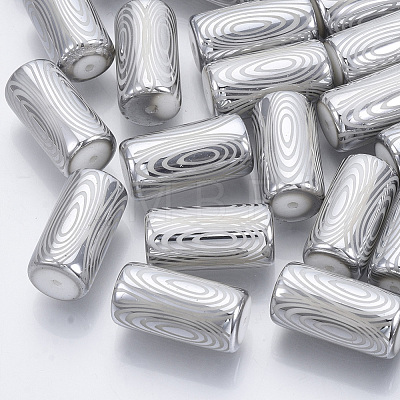 Electroplate Glass Beads EGLA-N003-02F-1