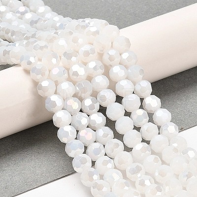 Imitation Jade Glass Beads Stands EGLA-A035-J6mm-B05-1