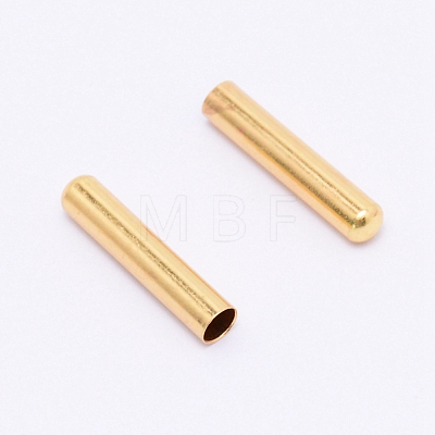 Brass Cord Ends AJEW-WH0129-13G-1