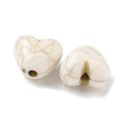 Synthetic Howlite Beads G-V001-001F-1