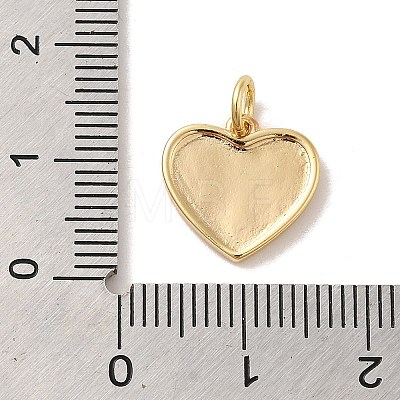 Real 18K Gold Plated Brass Enamel Pendants KK-M273-06E-G-1