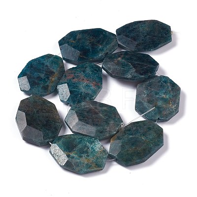 Faceted Natural Apatite Beads Strands G-H242-01C-1