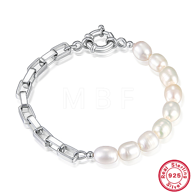 Natural Pearl Beaded Bracelet LG0013-2-1