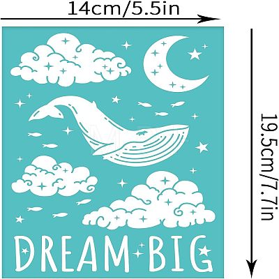 Self-Adhesive Silk Screen Printing Stencil DIY-WH0337-002-1