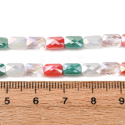 Electroplate Glass Beads Strands EGLA-D300-05-16-1