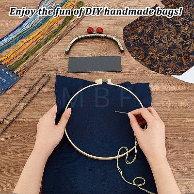 DIY Ethnic Style Embroidery Crossbody Bags Kits DIY-WH0292-86B-1
