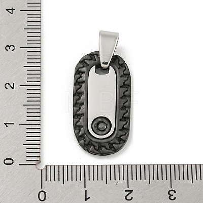 304 Stainless Steel Pendants STAS-F307-03EB-1