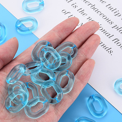 Transparent Acrylic Linking Rings MACR-S373-19-B06-1