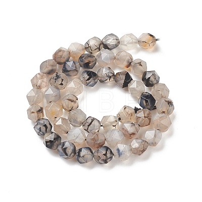 Natural Agate Beads Strands G-K184-04C-1