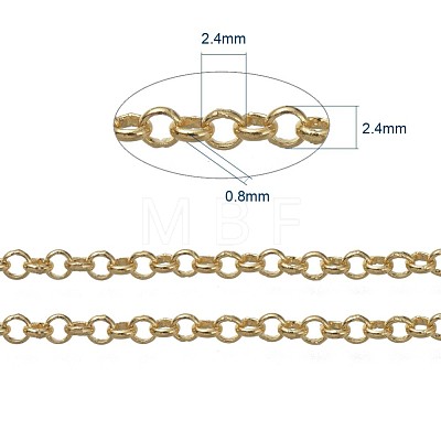 Brass Rolo Chains CHC-S008-002E-G-1