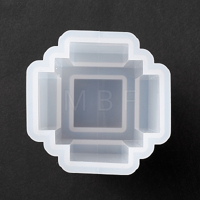 Cuboid Scented Candle Silicone Molds DIY-K047-08-1