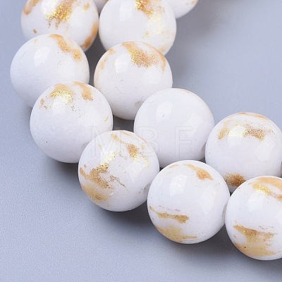 Natural Jade Beads Strands G-F670-A18-10mm-1