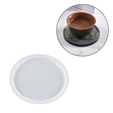 DIY Round Coaster Silicone Molds DIY-P010-24-1