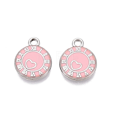 Rack Plating Alloy Enamel Pendants ENAM-N070-01A-02P-03-1