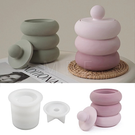 Candle Jar Molds DIY-G097-04-1