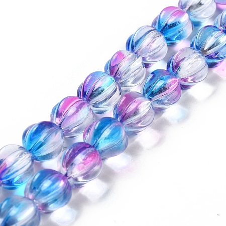 Transparent Glass Beads Strands GLAA-F114-02B-13-1