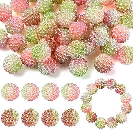 40Pcs Imitation Pearl Acrylic Beads OACR-FS0002-89A-06-1