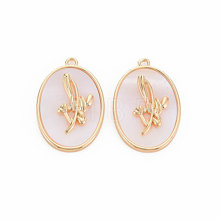 Brass Birth Floral Pendants LS-KK-S364-283-1