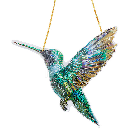 Acrylic Bird Hanging Suncatchers LS-HJEW-WH20021-02D-1