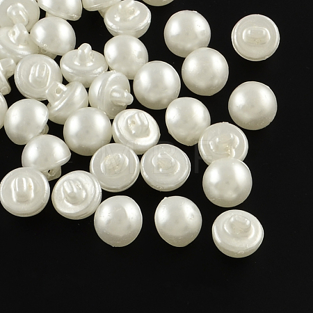 1-Hole Acrylic Shank Buttons BUTT-R034-062-1