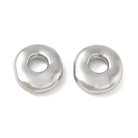 Brass European Beads KK-CBAFC6C-02P-1