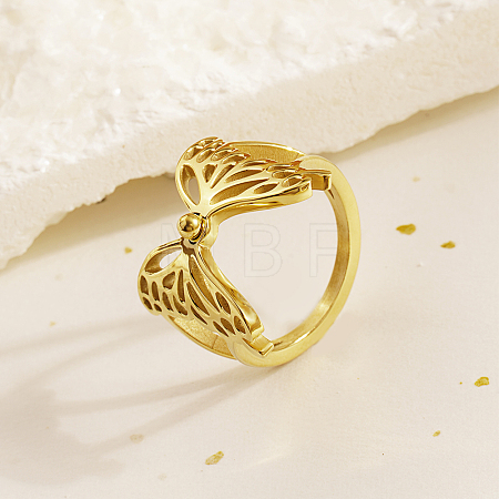 304 Stainless Steel Finger Rings for Women ON6968-9-1