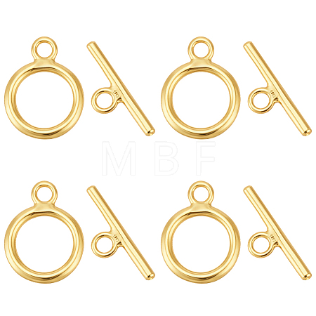 925 Sterling Silver Toggle Clasps STER-BC0004-38G-1