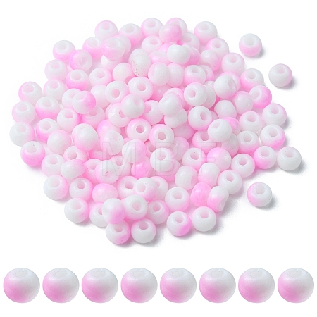 6/0 Opaque Glass Seed Beads SEED-YW0002-13J-1
