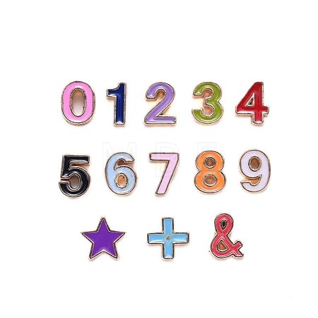 Alloy Enamel Beads ENAM-R055-03-RS-1
