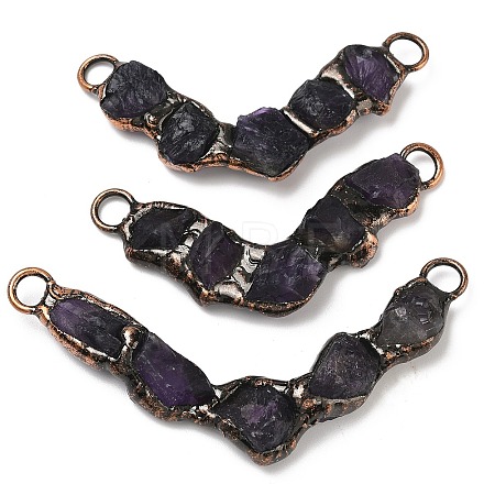 Natural Amethyst Big Pendants G-H332-02R-1