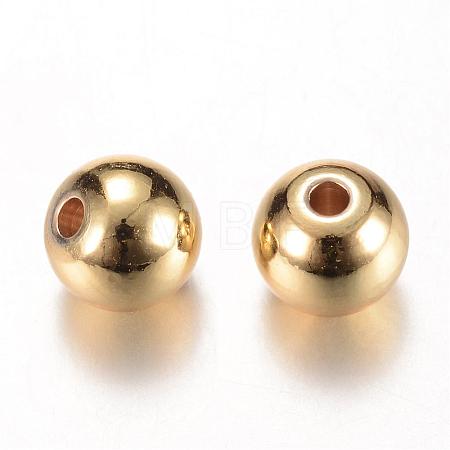 Brass Spacer Beads KK-S753-5mm-G-1
