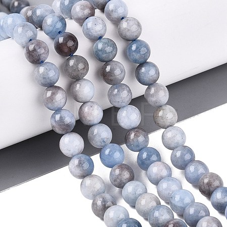 Natural Quartz Beads Strands G-N363-8mm-01-1