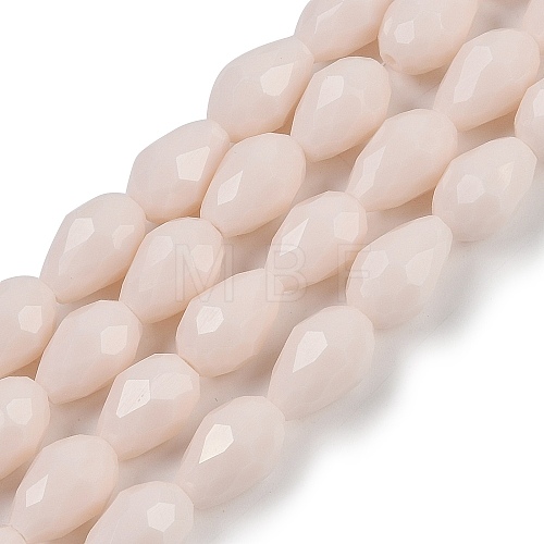 Opaque Solid Color Beads Strands EGLA-N013-P4mm-D08-1