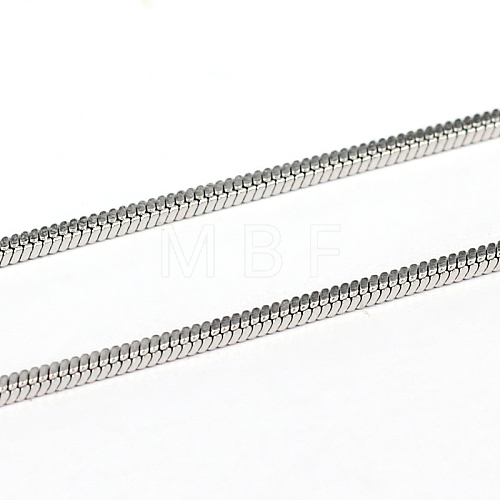 304 Stainless Steel Square Snake Chains CHS-L001-165-1.2mm-1