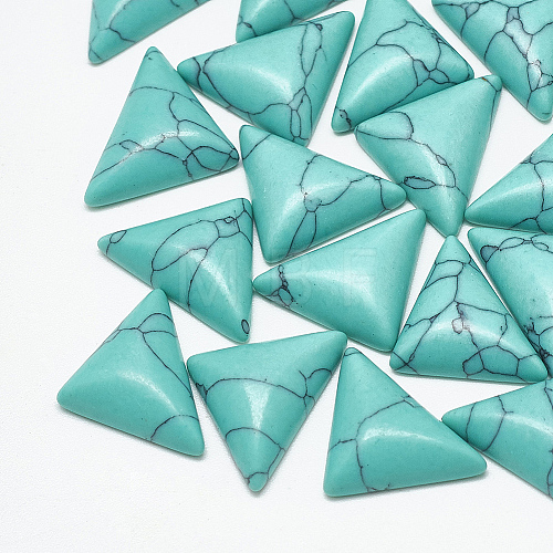Synthetic Turquoise Cabochons TURQ-S290-30-1