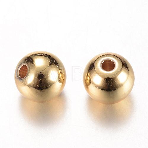 Brass Spacer Beads KK-S753-5mm-G-1