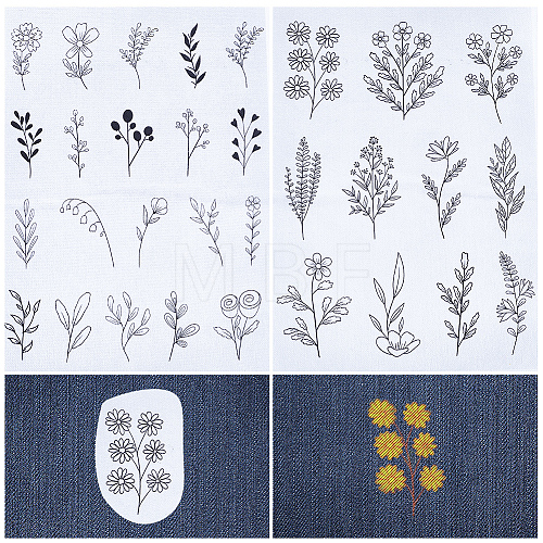 Bohemia Style Water Soluble Fabric DIY-WH0488-17L-1