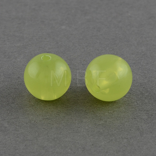 Imitation Jelly Acrylic Beads SACR-R836-8mm-03-1